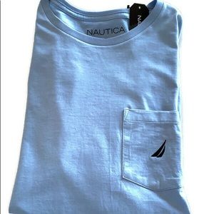 NWT Nautica Light Blue Short Sleeve T-Shirt M
